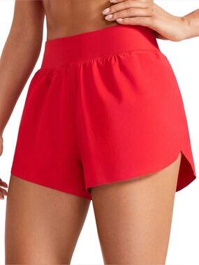 Crz Yoga BNWT High Waisted Split Running Shorts 3”